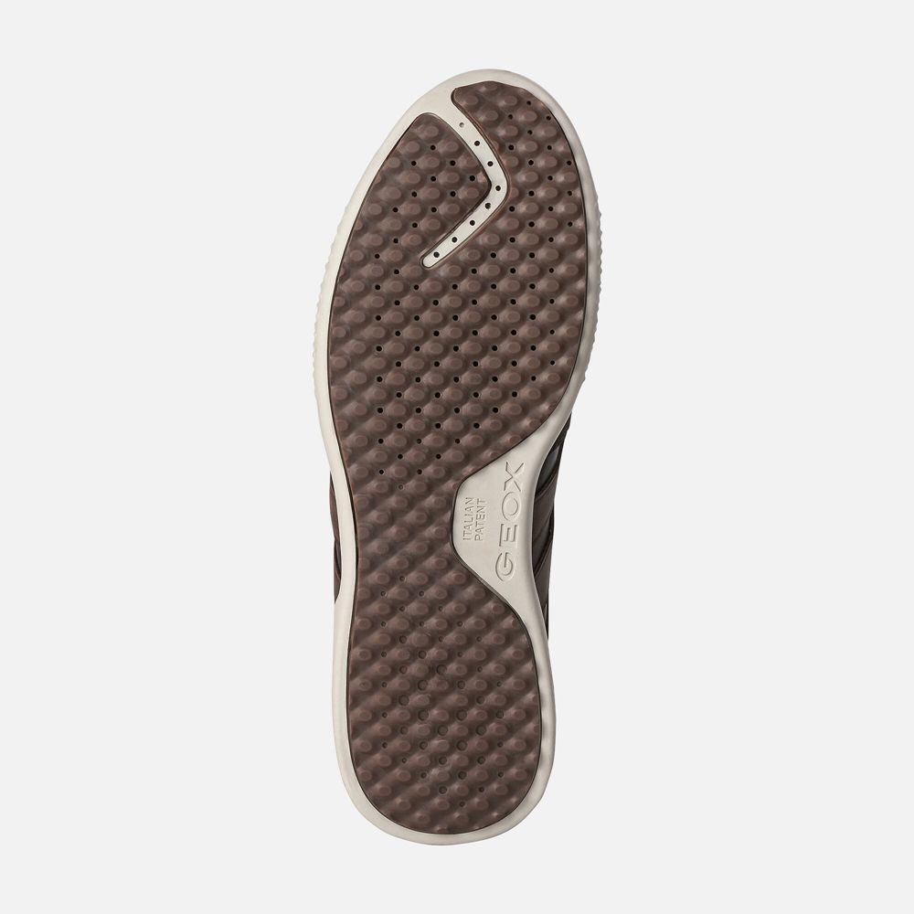 Tenis Geox Homem Marrom Escuro - Snake.2 - YOXHE5429